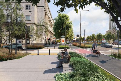 Zielona Marszałkowska. Rusza przebudowa jednej z głównych arterii komunikacyjnych Warszawy