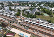 Postęp prac na stacji Warszawa Gdańska