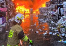 Lubelskie. Pożar składowiska odpadów plastikowych