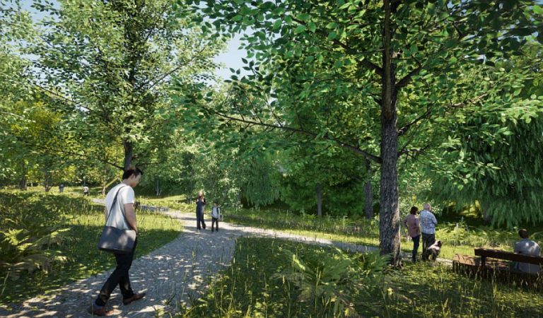 Nowy park bez betonu. Bielsko-Biała stawia na naturalizm