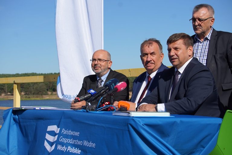 Remont zapory czołowej zbiornika wodnego Cedzyna