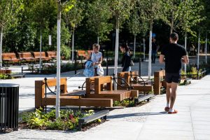 Błękitno-niebieska rewolucja w centrum Wrocławia. Plac przy pomniku Chrobrego w nowej odsłonie