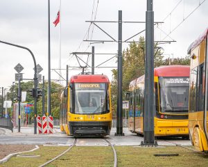 Warszawa. W ciągu roku z tramwajów na trasie na Wilanów skorzystało 20 mln pasażerów