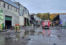 Pożar sortowni odpadów w Elblągu. Hala doszczętnie zniszczona, miasto szuka rozwiązań logistycznych