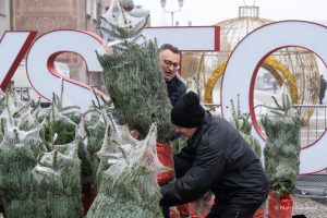 Białystok. Naturalne drzewka choinkowe w zamian za elektroodpady i sztuczne choinki