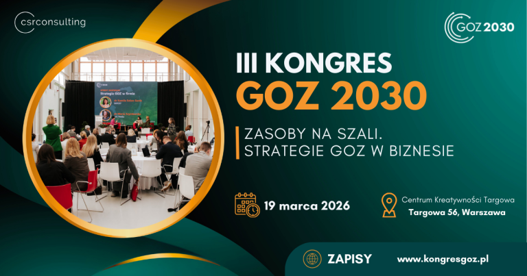 Ruszają zapisy na „III Kongres GOZ 2030. Zasoby na szali. Strategie GOZ w biznesie”.
