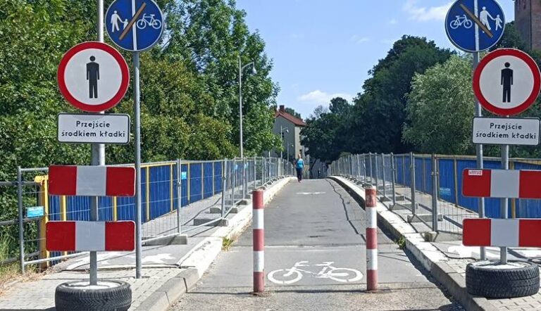 Oświęcim z unijnym wsparciem przebuduje kładkę pieszo-rowerową w centrum miasta