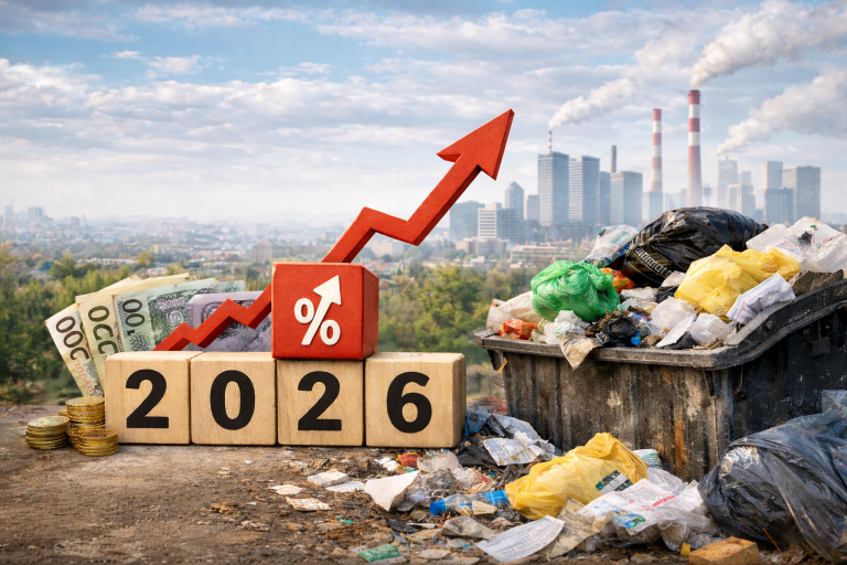 Gminy pod ścianą, mieszkańcy z wyższymi rachunkami. Dlaczego stawki za odbiór odpadów w 2026 roku rosną?