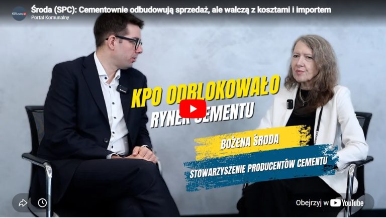 Środa (SPC): Cementownie odbudowują sprzedaż, ale walczą z kosztami i importem