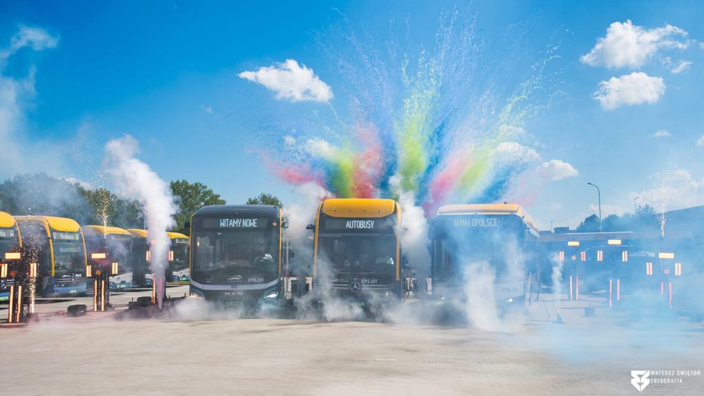 Małopolskie Linie Dowozowe kupiły 20 autobusów elektrycznych i wodorowych